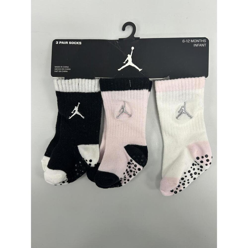 Jordan Infant 3 Pair Socks 6-12 Months